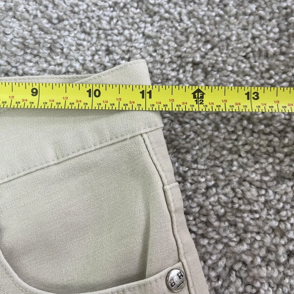 BenRose Straight Jeans Womens 27 Light Wash Beige 100% Cotton Denim Pants